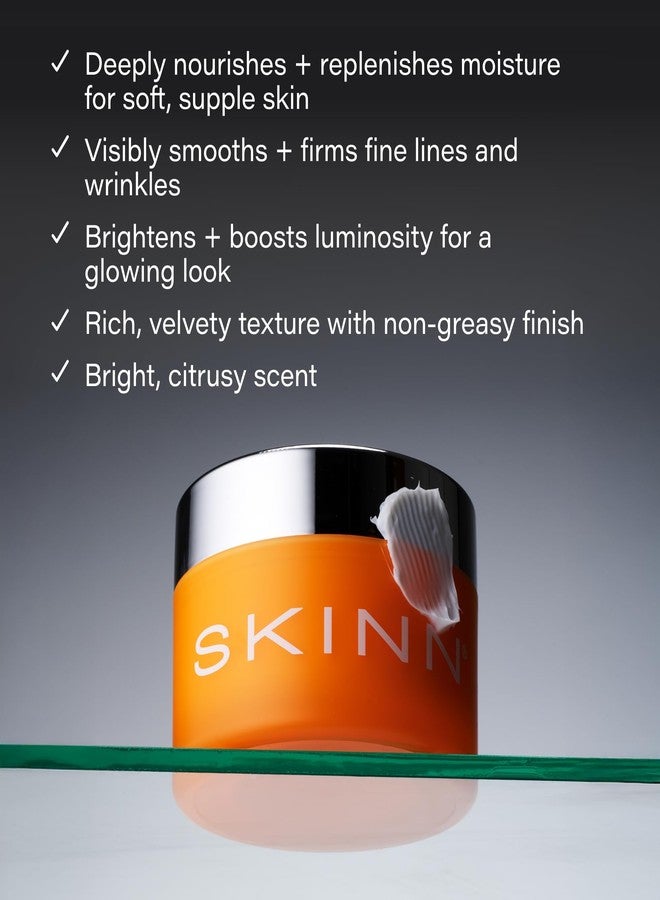 سكن زبدة الجسم المضيئة المضادة للشيخوخة من سكين للبشرة الجافة - كريم مرطب فائق يدوم طويلاً للبشرة الجافة والباهتة والخشنة - سريع الامتصاص وغير دهني مع فيتامين سي وعسل مانوكا - Image 3